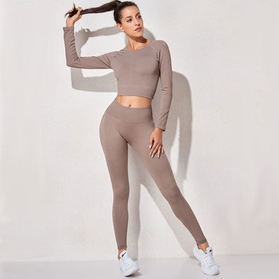 Conjunto Deportivo Yoga Jacquard Elástico Premium - Image 14