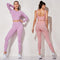 Conjunto Deportivo Yoga Jacquard Elástico Premium