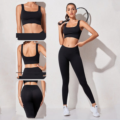Conjunto Deportivo Yoga Jacquard Elástico Premium - Image 16