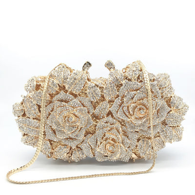 Bolso de Noche Diamante Rosa Hueco - Image 8