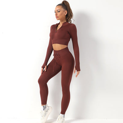 Pantalones Yoga Levantacaderas con Cordón Ajustable - Image 16