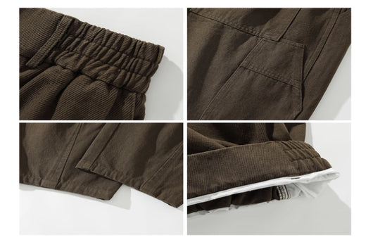 Overol Retro Neutro de Corte Clásico - Pantalón Largo Casual - Image 17