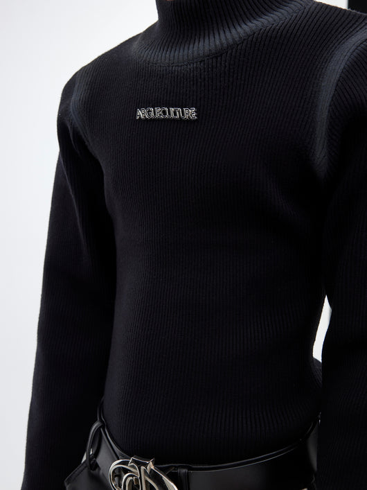 Camisa de Cuello Alto Tejida - Image 10