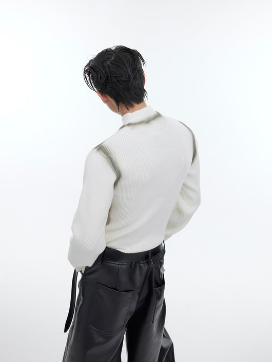 Camisa de Cuello Alto Tejida - Image 11
