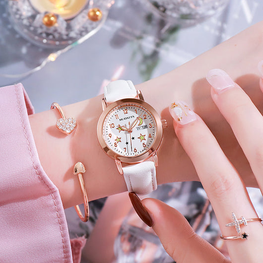 Reloj de Cuarzo Luminoso con Doble Calendario para Estudiantes - Image 17