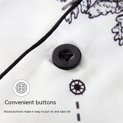 Pijama Unisex de Algodón Suave para Dormir Cómodo - Image 10