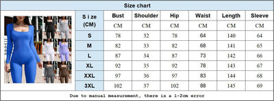 Jumpsuit Deportivo Mujer Manga Larga Cuello Cuadrado Yoga - Image 16