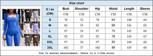 Jumpsuit Deportivo Mujer Manga Larga Cuello Cuadrado Yoga - Image 16
