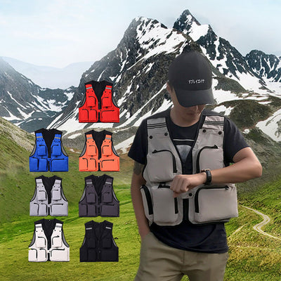 Chaleco Multibolsillo para Fotografía y Pesca Unisex - Image 32