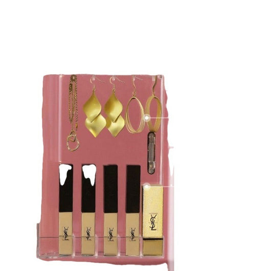 Organizador de Cosméticos con Espejo y Luz LED - Almacenamiento Grande - Image 28