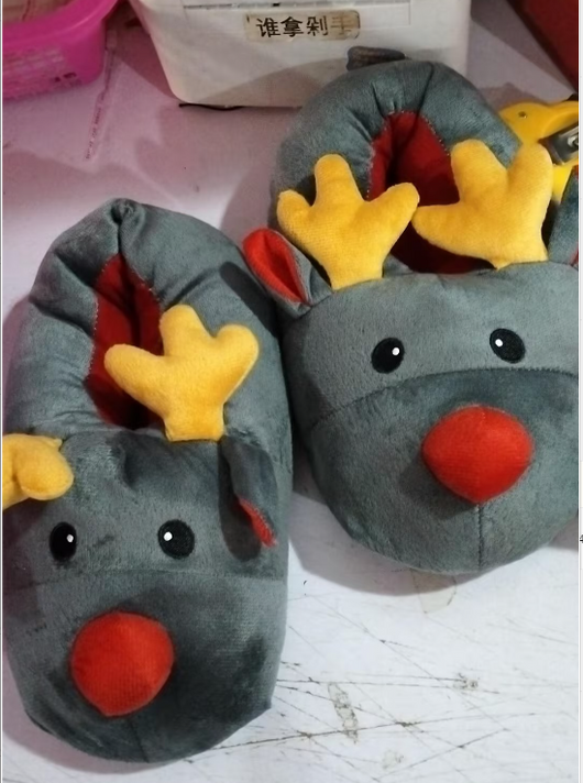 Pantuflas Navideñas Reno Adorable para Casa - Image 7