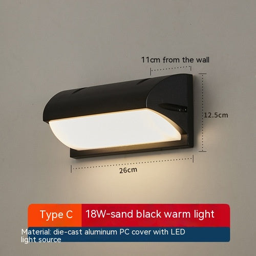 Lámpara de Pared Exterior Impermeable para Entrada y Comercios - Image 9