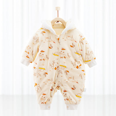 Pijama Infantil Estilo Panda Rojo Acolchado Manga Larga - Image 13