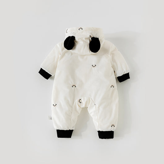 Pijama Infantil Estilo Panda Rojo Acolchado Manga Larga - Image 15