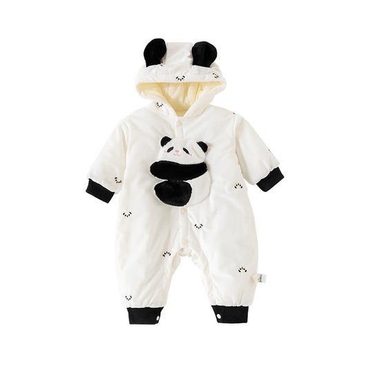 Pijama Infantil Estilo Panda Rojo Acolchado Manga Larga - Image 17