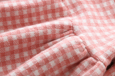 Vestido Suéter Tejido a Cuadros para Niñas - Image 17