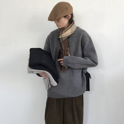 Bufanda Cuadros Retro Japonés Invierno - Diseño Clásico Versátil - Image 9