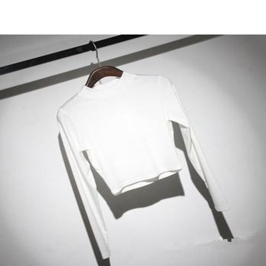 Playera Ajustada de Manga Larga y Cintura Alta - Image 11