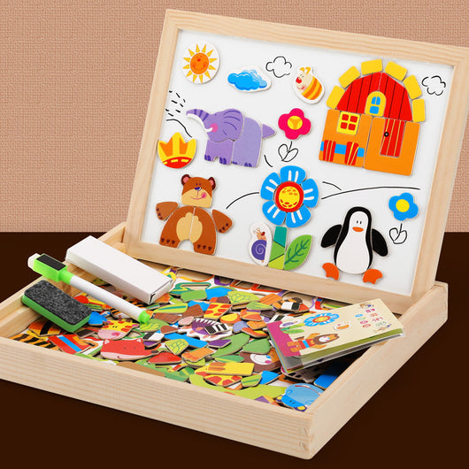 Pizarra Magnética Doble Cara con Figuras del Zodiaco - Puzzle Educativo Infantil - Image 9