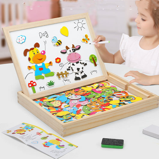 Pizarra Magnética Doble Cara con Figuras del Zodiaco - Puzzle Educativo Infantil - Image 11