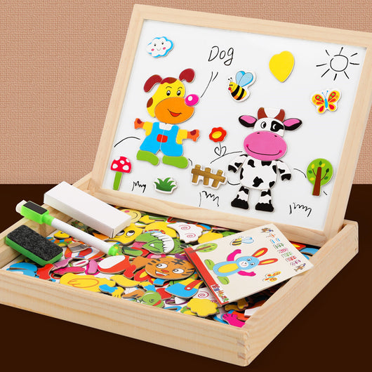 Pizarra Magnética Doble Cara con Figuras del Zodiaco - Puzzle Educativo Infantil - Image 13