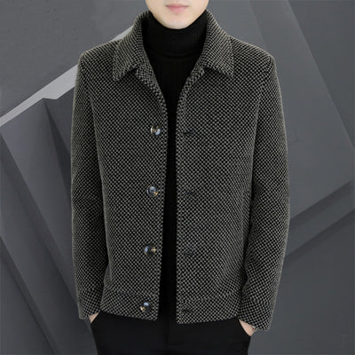 Abrigo Acolchado de Terciopelo para Hombre - Image 8
