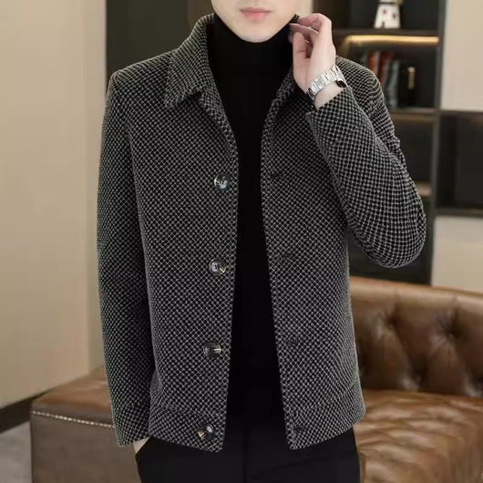Abrigo Acolchado de Terciopelo para Hombre - Image 10