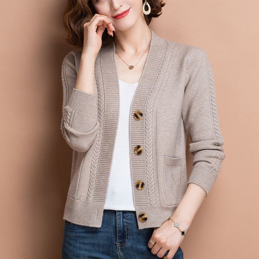 Cardigan Corto de Estilo Importado para Mujer - Image 6