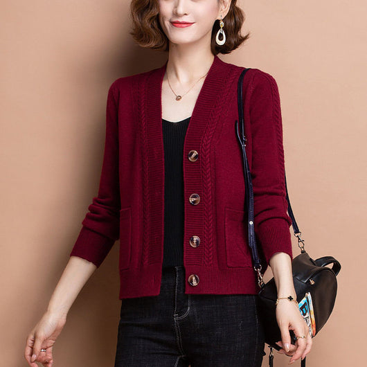 Cardigan Corto de Estilo Importado para Mujer - Image 9