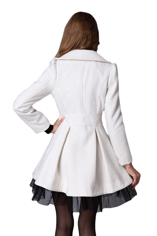 Abrigo Cruzado Midi para Mujer - Image 11