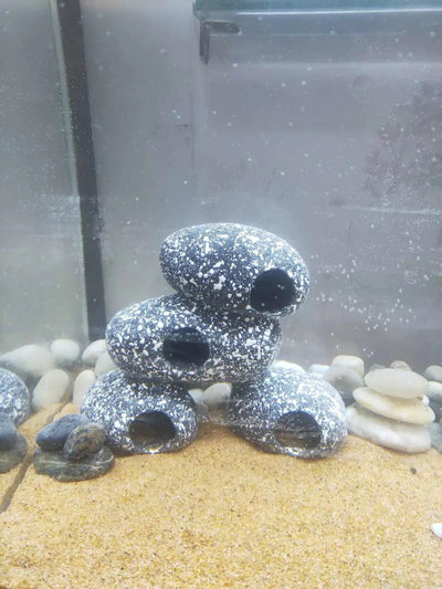 Casa de Piedra Natural para Peces y Camarones - Decoración y Refugio Acuático - Image 16