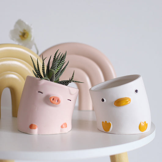 Maceta Decorativa de Suculenta con Diseño de Animal Adorable - Image 13