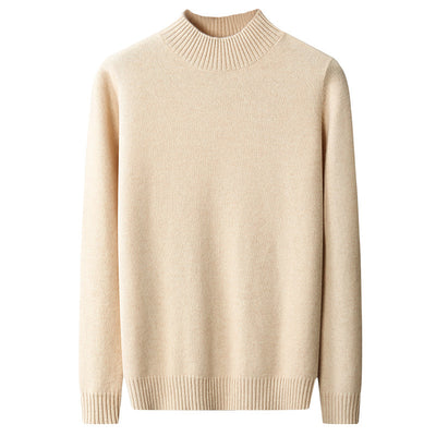 Suéter de Cuello Alto Hombre Lana Pura Tejida - Image 19
