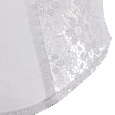 Camisa Manga Encaje Hombre Color Sólido - Image 8