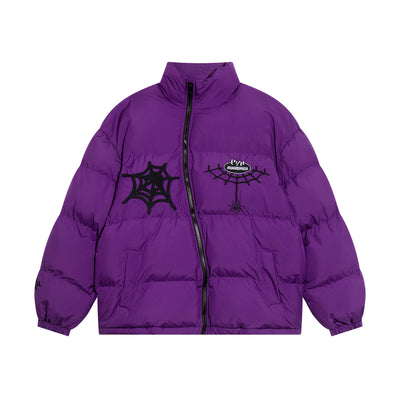 Abrigo Acolchado Hip Hop Retro Americano para Parejas - Invierno Cálido - Image 10