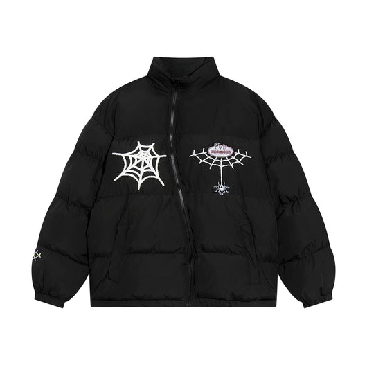 Abrigo Acolchado Hip Hop Retro Americano para Parejas - Invierno Cálido - Image 12