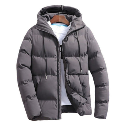 Chaqueta Acolchada de Puro Algodón con Capucha para Hombre - Image 9