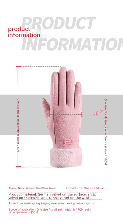 Guantes de Equitación Gamuza con Forro Polar Acolchado - Image 10