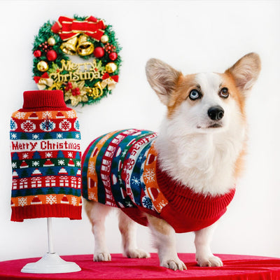 Suéter Navideño de Cuello Alto para Perros - Image 11
