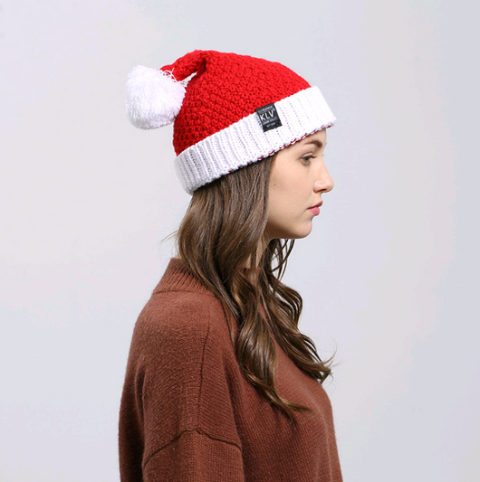 Gorro Navideño de Lana Tejida - Diseño Creativo Papá Noel para Invierno - Image 5