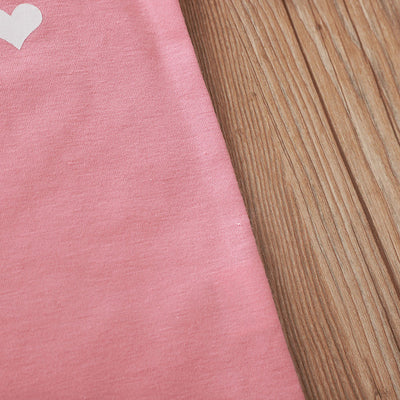 Camiseta Infantil Estampado Corazón y Letras - Image 9