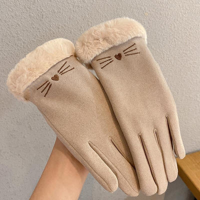 Guantes de Equitación Gamuza con Forro Polar Acolchado - Image 24
