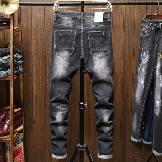 Pantalones Vaqueros Rotos Slim Fit para Hombre - Estilo Moderno - Image 12
