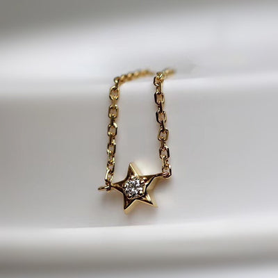 Anillo de Cadena de Diamantes en Oro Puro 18K - Image 13