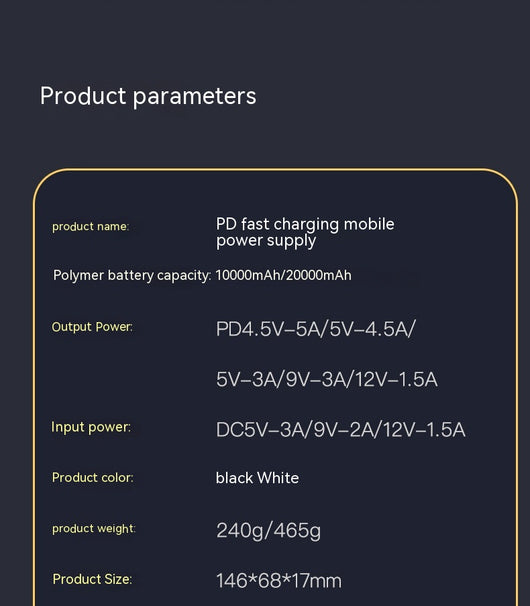 Batería Portátil de Gran Capacidad con Carga Bidireccional Ultra Rápida - Image 14