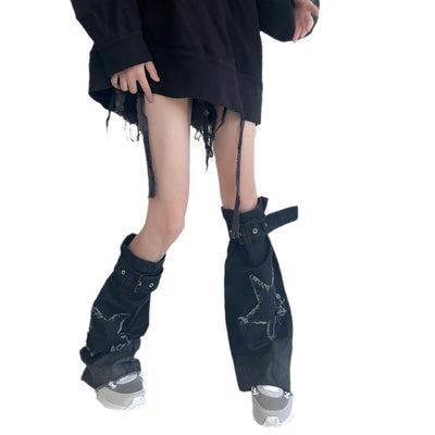 Calcetines Térmicos Denim Lavado Diseño Hot Girl - Efecto Reductor - Image 9