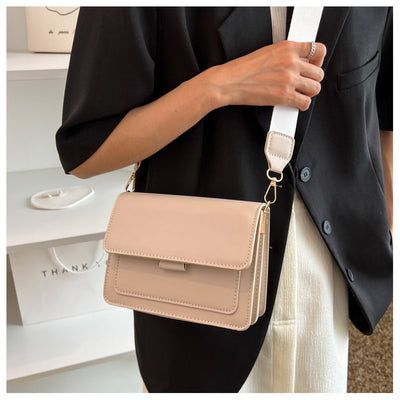 Bolso Bandolera Cuadrado Pequeño con Cadena Metálica - Image 12