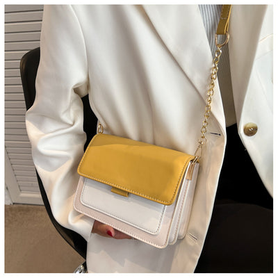Bolso Bandolera Cuadrado Pequeño con Cadena Metálica - Image 14