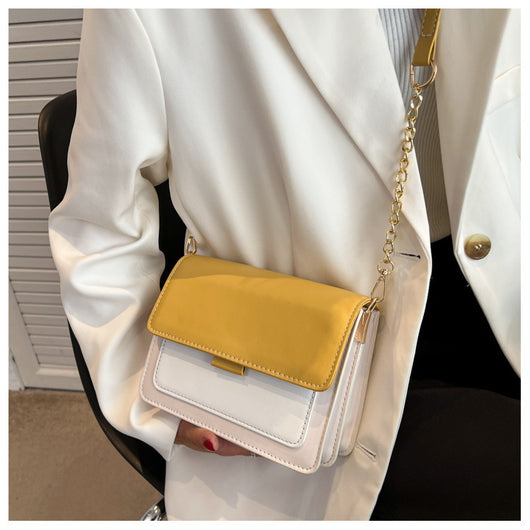 Bolso Bandolera Cuadrado Pequeño con Cadena Metálica - Image 14