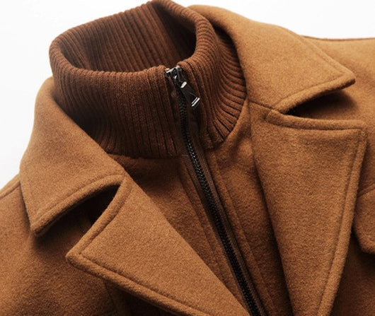 Abrigo de Lana para Hombre Otoño Invierno - Cuello Solapa Premium - Image 10